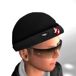 Lookr - beanie in black