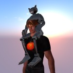Mini Cyborgato shoulder buddy
