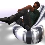 Surreals Bean Bag and pose